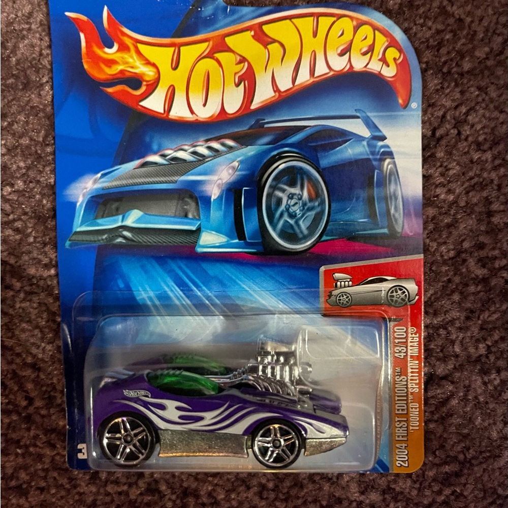 Purple Flame Diecast Car 2004 First Editions 043. New!